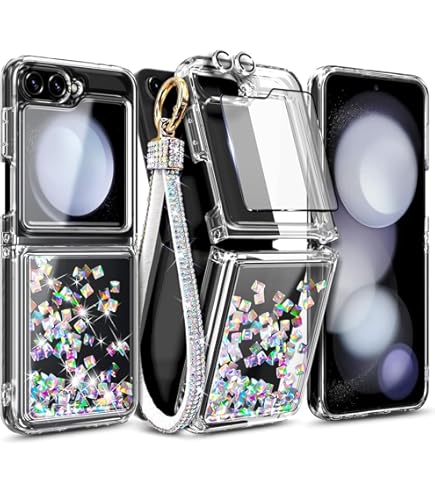 Omio Designed For Samsung Galaxy Z Flip 6 Mirror Case With Lanyard - View #3