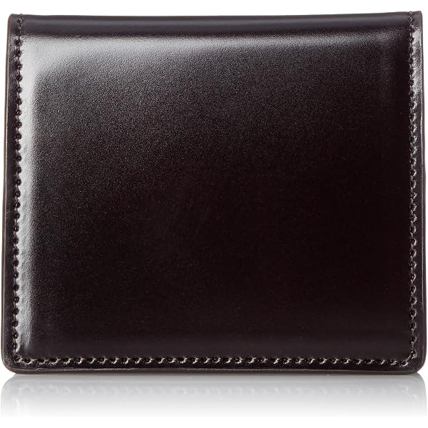 Amazon | [ミカド] 黒桟革 極み 名刺入れ メンズ 二つ折り カード
