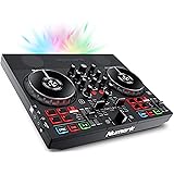 Numark Party Mix Live - DJ Controller with Built in Speakers, Party Lights and DJ Mixer, Complete DJ Set with Mixer and Audio