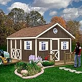 Best Barns Fairview 12' X 16' Wood Shed Kit グレー by Best Barn