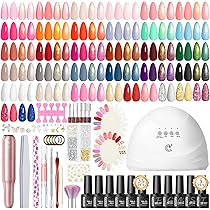 Amazon | PEACECOLOR ジェルネイルキット 全65点 35色ジェルネイル