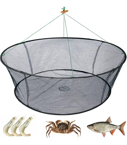 Neween Cast Net For Fishing With Shrimp Cage American Freshwater