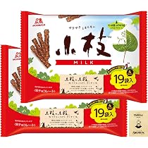 Amazon.co.jp: OKURUX [2袋/小枝] 森永製菓 小枝 ミルク 大袋 ティー