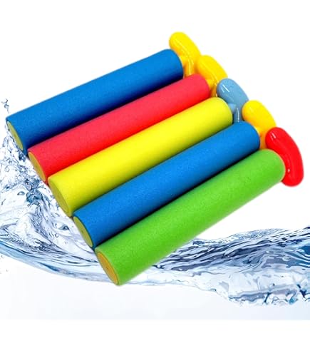Paddling Pool 4 Foam Water Pistol Blaster Shooter Pump Pool Toy