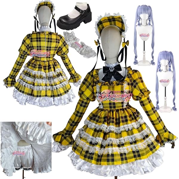 Amazon.co.jp: GGcosplay 夜乃くろむ Yano Kuromu 初期衣装 コスプレ