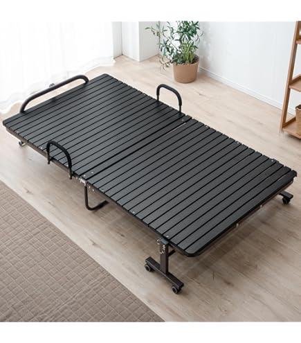 Amazon｜折りたたみベッド シングル 完成品 LORAK 耐荷重200kg 炭素鋼