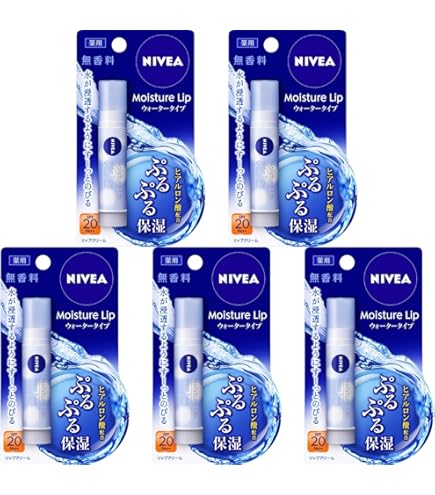 Amazon.co.jp: 【3個セット】ニベア モイスチャーリップ UV 3.9g
