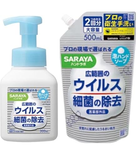 Amazon.co.jp: 【まとめ買い】サラヤ ハンドラボ 薬用泡ハンドソープ
