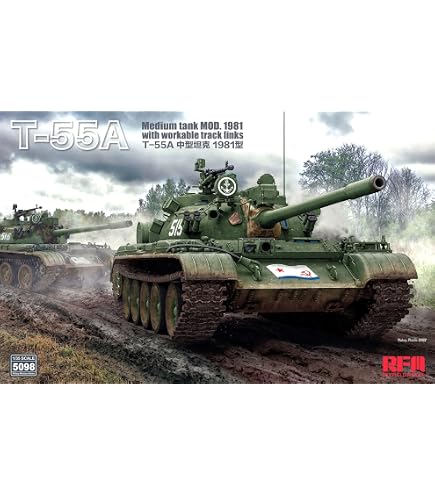 Amazon | TAKOM 1/35 DDR T-55 AM2B 中戦車 プラモデル TKO2057
