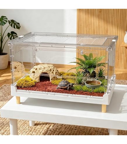 Amazon | 爬虫類・飼育ケージ30*30*30cm 3030 観音開きガラスボックス
