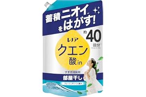 レノア クエン酸in【衣類のすすぎ消臭剤】蓄積ニオイをはがす 部屋干し フレッシュグリーンの香り 詰め替え 1110mL 漂白剤なしでも1発消臭