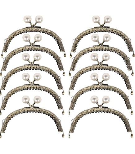 0202 カラフル口金 10.5cm角型 10色セット Amazon | がま口 口金 角型10.5cm 型紙付き 10色セット カラフル