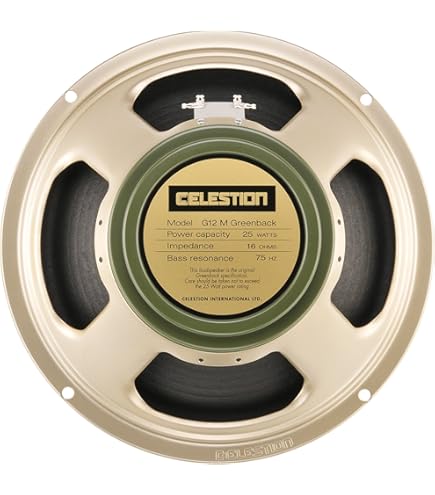 【未使用】CELESTION G12M グリーンバック　8Ω セレッション Amazon.co.jp: Celestion G12M グリーンバックギタースピーカー