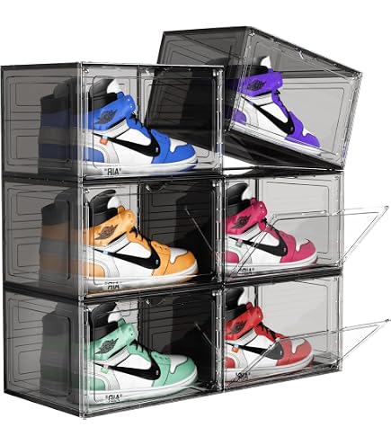 え*み様 LEYL SHOES CASE シューズボックス21個セット Amazon｜LEYL シューズボックス 横型 クリア スニーカー 透明 収納