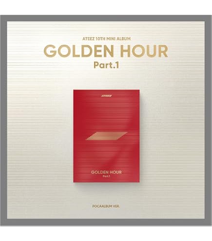 ATEEZ GOLDEN HOUR : Part.4 13th Mini Album with Tracking Sealed