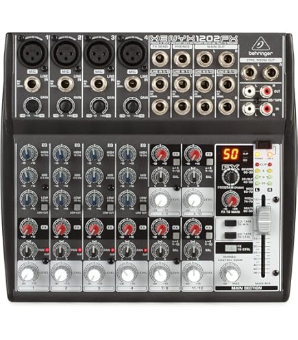 Amazon | ベリンガー Behringer アナログミキサー 12入力 2バス
