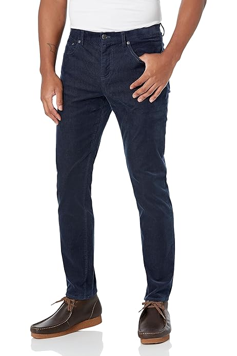 Mens Stretch Corduroy Pants Men's Corduroy Cargo Pants Elastic