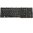 修理交換用 日本語キーボード 東芝 Dynabook T350 B350 T351 B351 C650 T451 (ブラック)