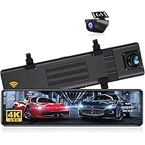 ドライブレコーダー ミラー型 4K 12インチ ドラレコ 前後カメラ Amazon.co.jp: 【WIFI機能】12インチ4Kドライブレコーダー