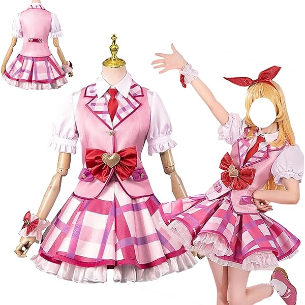 Amazon.co.jp: [XIN XIN] コスプレ衣装 アイカツ! 星宮いちご ピンク