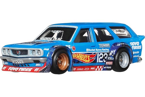 ホットウィール(Hot Wheels) カーカルチャー ローニン・ランⅡ マッド・マイク マツダ RX-3 ワゴン/ルモルク 乗り物おもちゃ ミニカー 3歳から ブルー JBK50