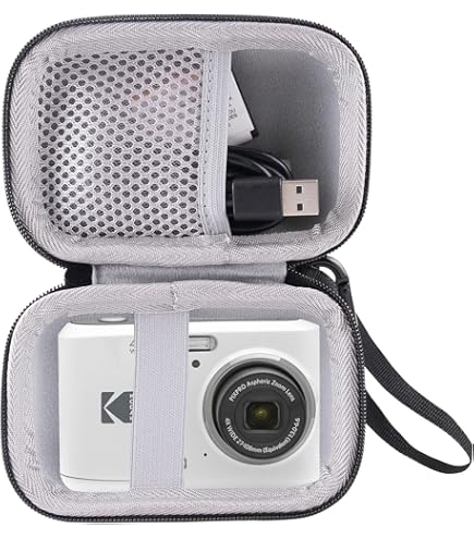 Amazon | Kodak PIXPRO FZ55 デジタルカメラ(ブルー) + ブラック