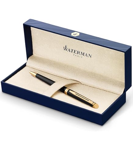 Amazon | Waterman Expert Fountain Pen, Fine Nib, Black with Gold