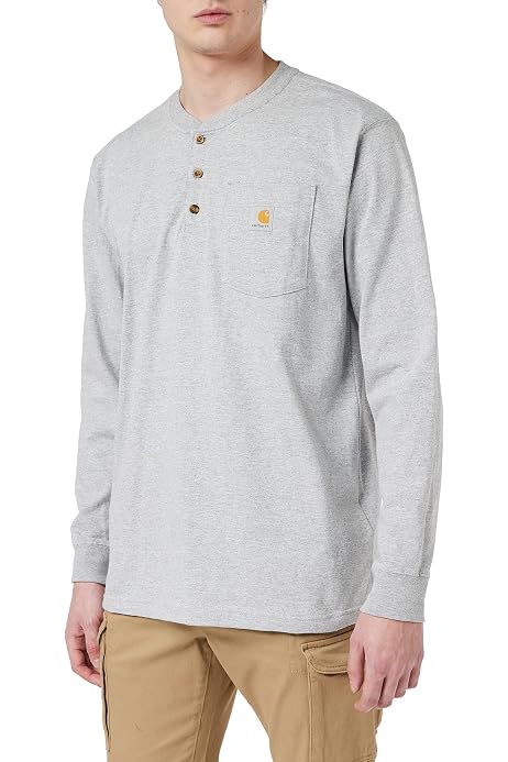 Workwear Pocket Long Sleeve Henley 