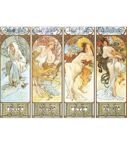 Amazon.co.jp: 1000ピース ジグソーパズル Piatnik ミュシャ 夢 Mucha