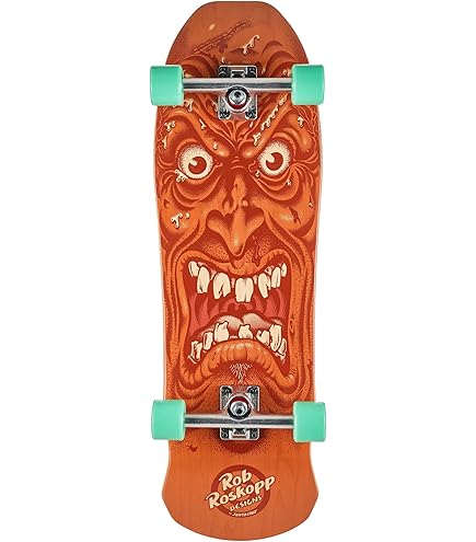 Santa Cruz Skateboard Complete Toxic Hand 80's Old School Shape