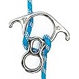 ProClimb 50 kN Rescue Figure 8 Descender - Stainless Steel Belay Device w/Bent-Ears - Figure 8 Belay Device - Descender - Rap