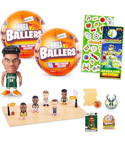 Amazon.co.jp: ZURU 5 サプライズ NBA Ballers シリーズ 2 公式 NBA