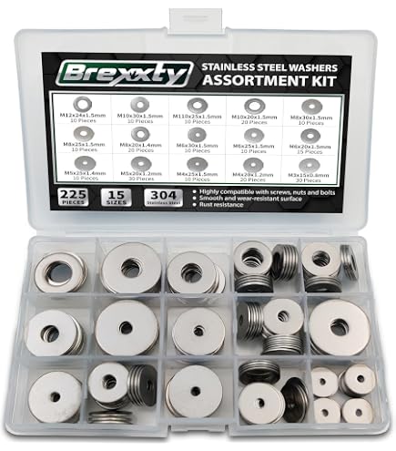 MroMax M4 X 0.7mm Nylon Insert Lock Nuts - 304 Stainless Steel, Pack Of 50, Rust-Resistant - View #2