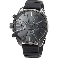 Amazon.co.jp: Diesel MS9 クロノグラフ ステンレススチール