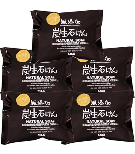Amazon | 木酢炭石鹸 無香料 泡立てネット付 120g | フェニックス