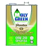 モリグリーン(Moly Green) エンジンオイル プレミアム 0W20 SP/GF-6A 全合成油 4L 0470168