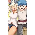 ダンジョンの幼なじみ iPhoneSE/5s/5c/5 壁紙 視差効果 リューカ,ヴァン