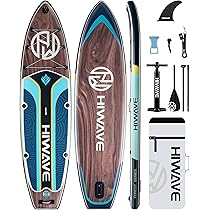 Amazon | Hiwave Inflatable Stand Up Paddle Board with SUP