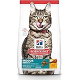 Hill's Science Diet Senior Adult 7+ Indoor, Chicken Recipe, Dry Cat Food for Older Cats, 3.17kg Bag