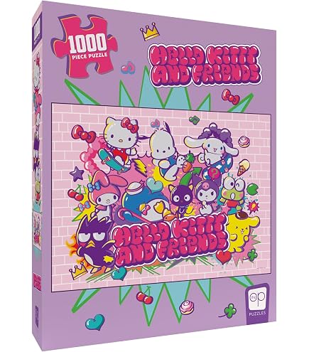 Trefl Hello Kitty Summer Vibes Puzzle - 1000 Pieces, Premium Quality, Includes Poster, For Ages 14+
