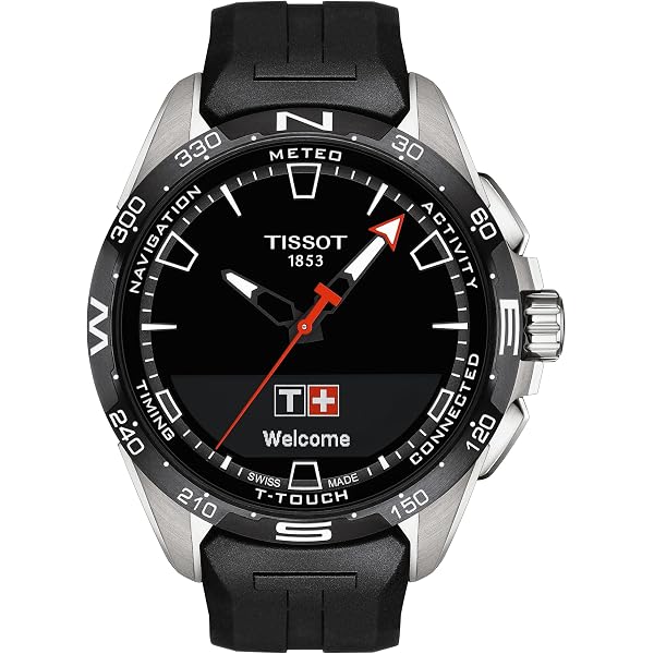 希少 稼働 TISSOT TタッチⅡ ブラック アナデジ 文字盤 Amazon.co.jp: TISSOT T-タッチ コネクト スポーツ ブラック文字盤