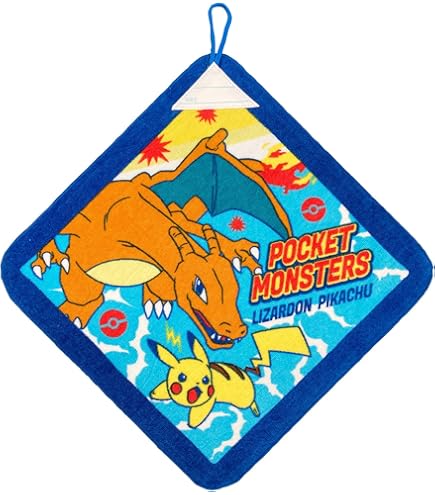 Amazon｜林(Hayashi) ループタオル 約18.8×20cm ポケモン N4774 パモ