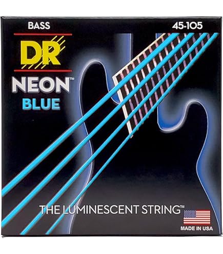 Amazon.co.jp: DR ベース弦 NEON ニッケルメッキ レッド カラー