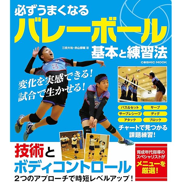 Amazon.co.jp: 必ずうまくなるバレーボール 基本と練習法 (コスミック