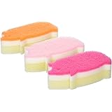 ワイズ CARAful抗菌ソフトキッチンスポンジ ぶた３個組