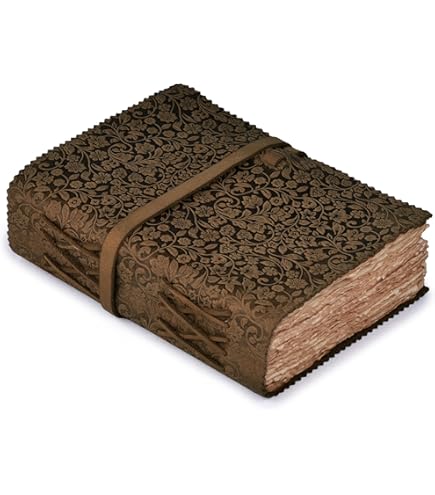 Amazon.co.jp: LEATHER VILLAGE 祈りの日記 詩篇 46:10 エンボス加工