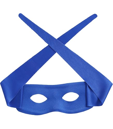 Amscan Superhelden-Maske – Hellblau, Stoff Mit Kunststoff, Elastisch (20,3 Cm)