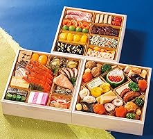 富山 五万石千里山荘 おせち料理 2019 三段重 45品 盛り付け済み 冷蔵おせち 約4人前 お届け日：12月31日