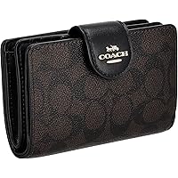 Amazon | [コーチ] 財布(二つ折り財布) F06390 6390 ブラック2 クロス