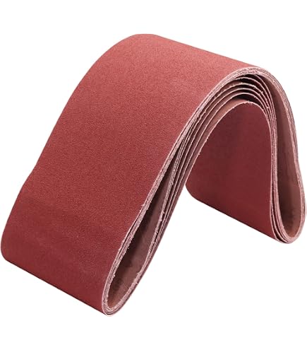 8-Pack 6x48 Inch Sanding Belts – 40/80/120/240 Grits, Aluminum Oxide For Wood, Metal, Plastic On Belt Sanders - View #5